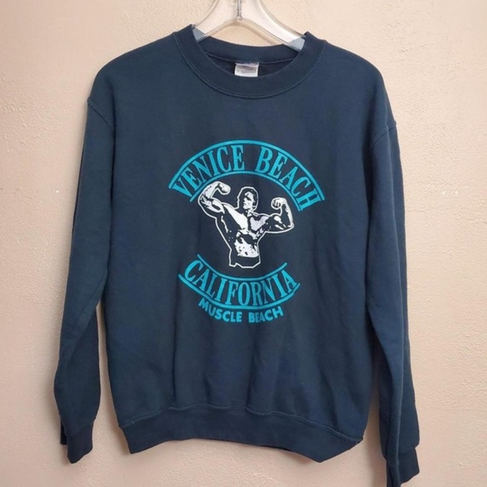 vintage 2000s Venice Beach Muscle‎ Beach sweatshirt